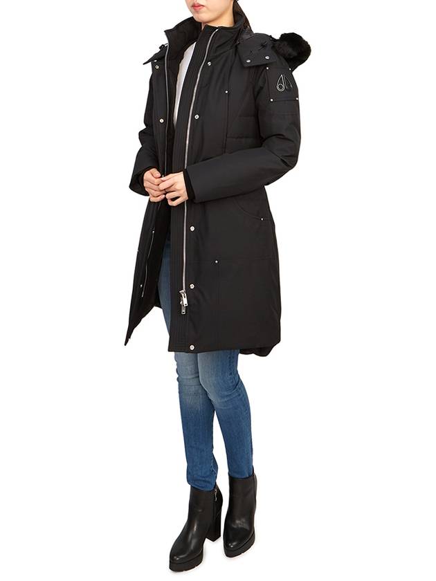 Cloud Shearling Parka Black - MOOSE KNUCKLES - BALAAN 8