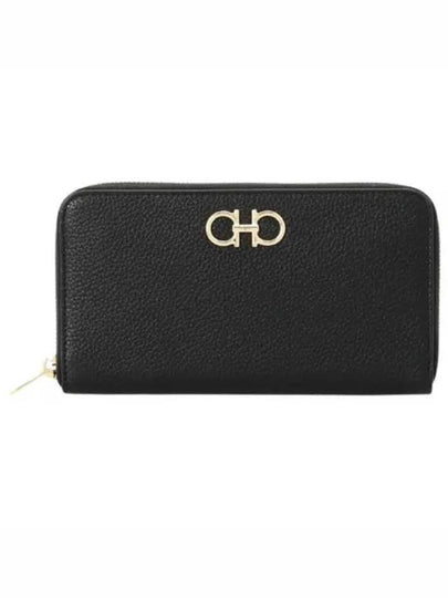 Gancini Continental Long Wallet Nero - SALVATORE FERRAGAMO - BALAAN 2