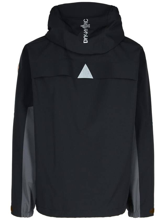 Orden Nylon Zip-Up Hoodie Black - MONCLER - BALAAN 4