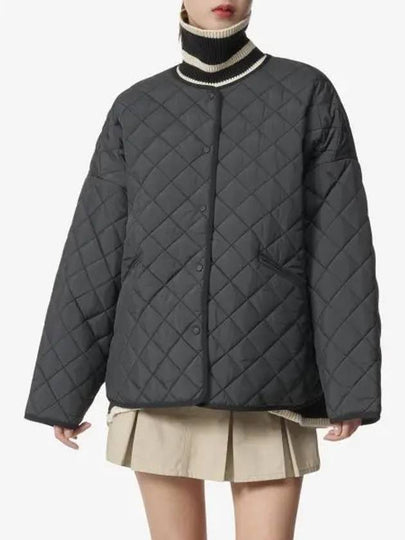 Quilted Jacket Black - TOTEME - BALAAN 2