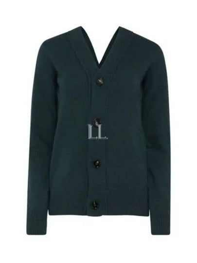 Double Button Cashmere Cardigan Green - BOTTEGA VENETA - BALAAN 2