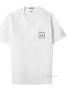 Mercerized Jersey Logo Graphic Short Sleeve T-Shirt White - CP COMPANY - BALAAN 2