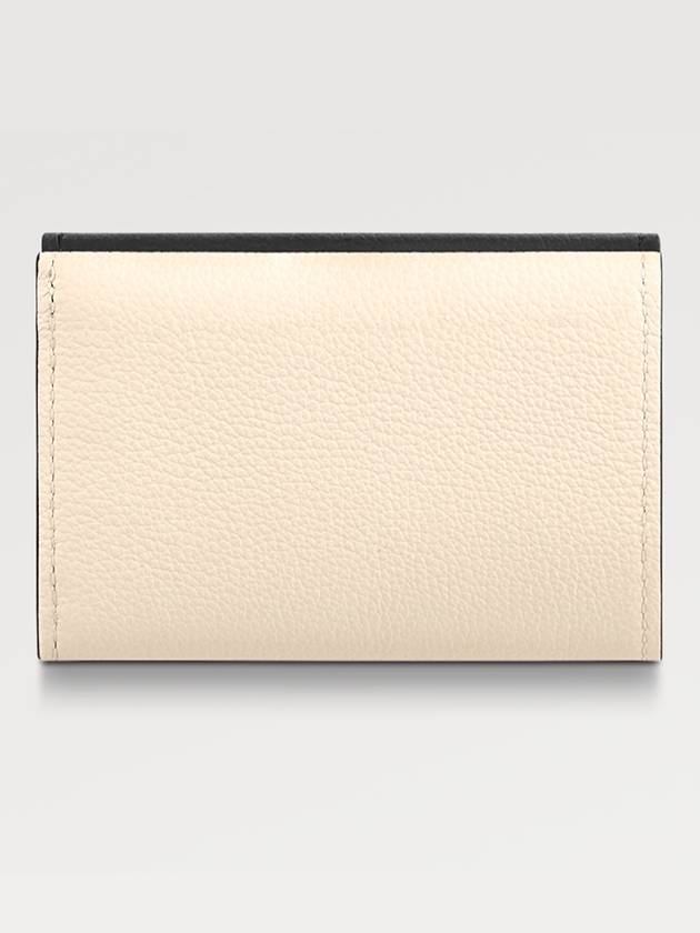 Lock Mini Calfskin Halfwallet Beige - LOUIS VUITTON - BALAAN 4