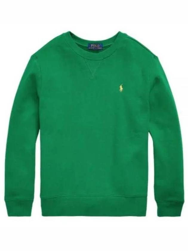 Embroidered Logo Pony Crew Neck Sweatshirt Green - POLO RALPH LAUREN - BALAAN 2