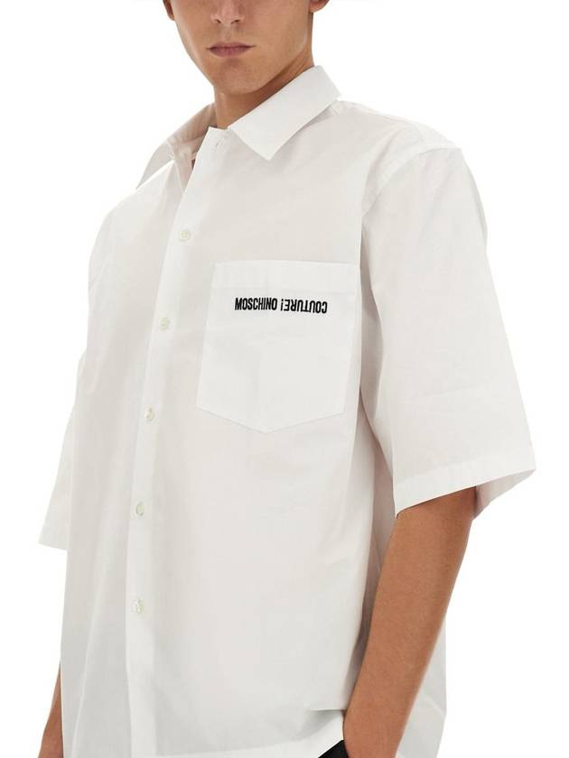 Moschino Upsidedown Logo Shirt - MOSCHINO - BALAAN 4