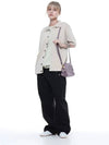 Women s BHKC BE Button Half Knit Cardigan Beige - CHANCE'S NOI - BALAAN 3