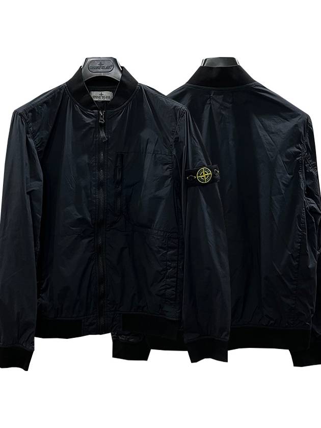 Kids Waffen Patch Zip up Jacket 10 12 Black 781640432 V0029 - STONE ISLAND - BALAAN 1