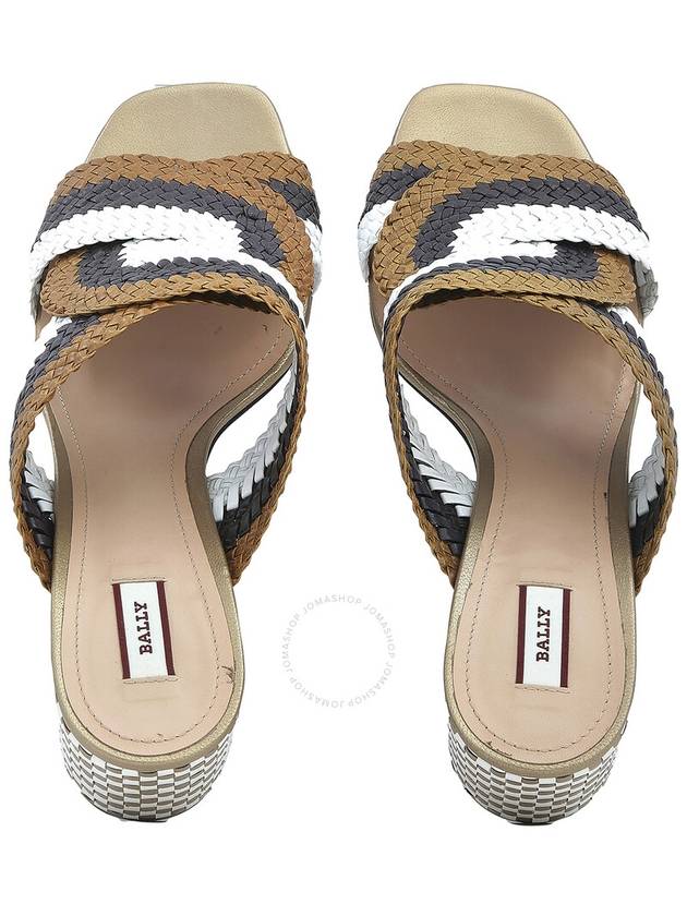 Bally Ianna Woven Lamb Nappa Interlace Sandals, Brand Size 42 (US Size 11.5) - BALLY - BALAAN 3