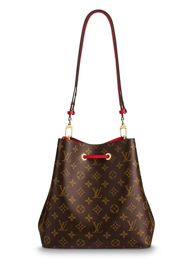 Neonoe Monogram Coquelicot Bucket Bag Brown Red - LOUIS VUITTON - BALAAN 5