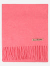 Wool Fringe Muffler Pink - ACNE STUDIOS - BALAAN 2