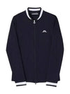 Women's Leonor Mid Layer Golf Zip-Up Jacket Navy - J.LINDEBERG - BALAAN 4