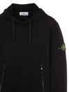 Cotton Waffen Patch Hoodie Black - STONE ISLAND - BALAAN 4