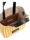 Striped Strap Tote Bag Yellow - MARNI - BALAAN 5