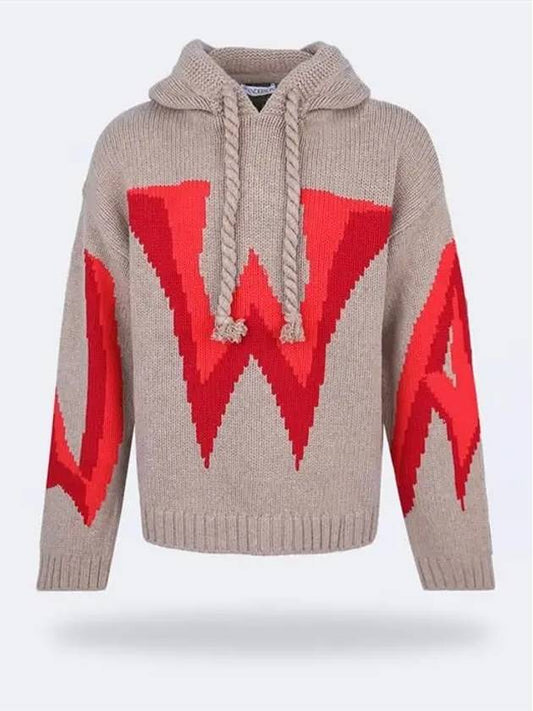 Logo jacquard hood knit KW0706YN0170 - JW ANDERSON - BALAAN 1