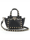 Micro Rockstud Calfskin Tote Bag - VALENTINO - BALAAN 2