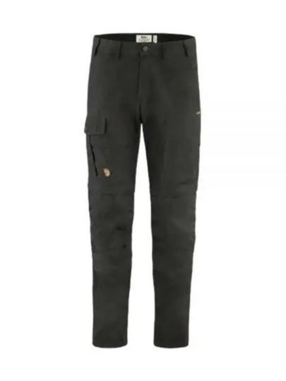 Men's Karl Pro Zip Off Track Pants Dark Grey - FJALL RAVEN - BALAAN 2