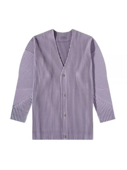 Homme Plissey 23 HP36JL105 82 Pleated Cardigan - ISSEY MIYAKE - BALAAN 1