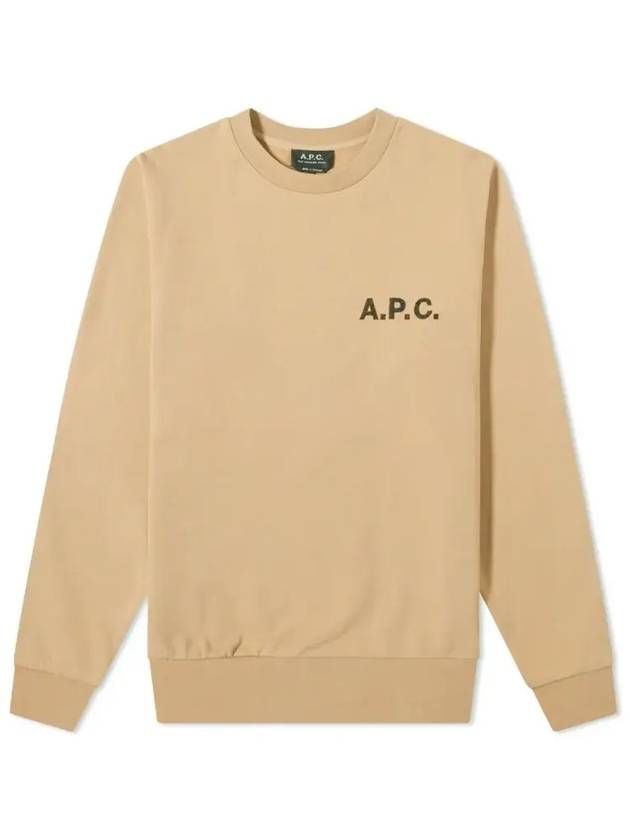 Men's Jimmy Print Sweatshirt Beige - A.P.C. - BALAAN 3