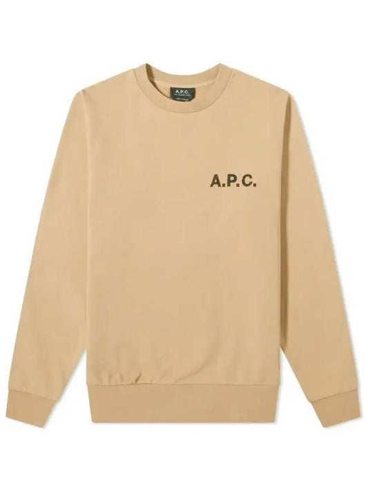 Men's Jimmy Print Sweatshirt Beige - A.P.C. - BALAAN 2