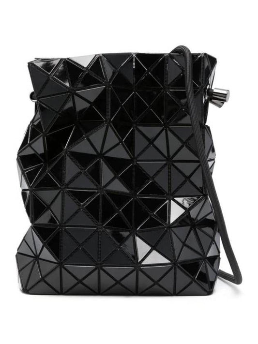 High Shine Geometric Design Bucket Bag Black - ISSEY MIYAKE - BALAAN 1