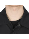 Men's Gabardine Shirt Zip Up Jacket Black - CP COMPANY - BALAAN 8