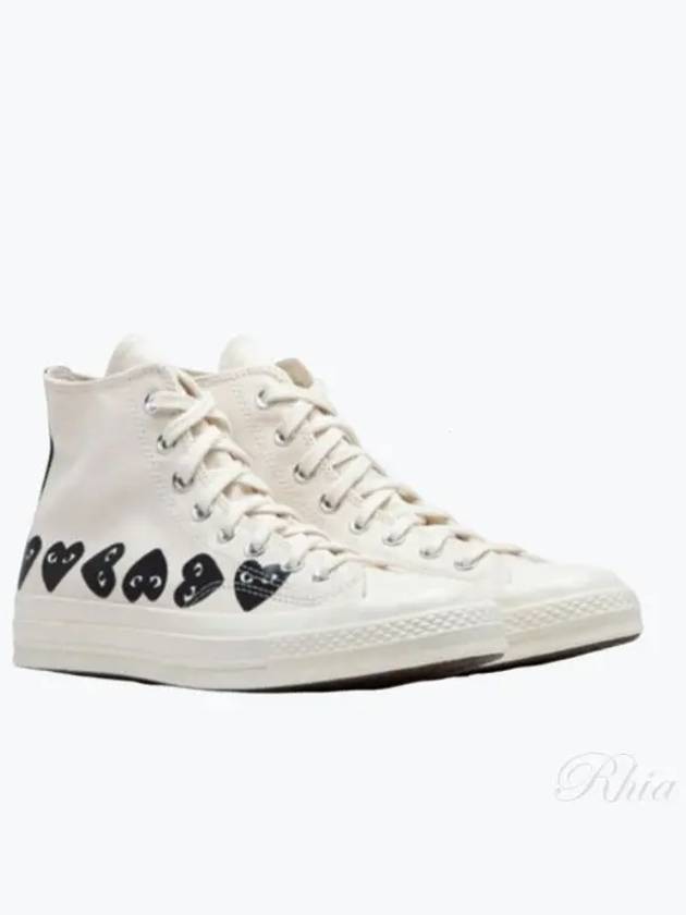 Converse Chuck Taylor High Sneakers Shoes P1K127 WHITE - COMME DES GARCONS - BALAAN 1