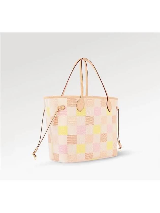 Neverfull MM Tote Bag Peach - LOUIS VUITTON - BALAAN 4