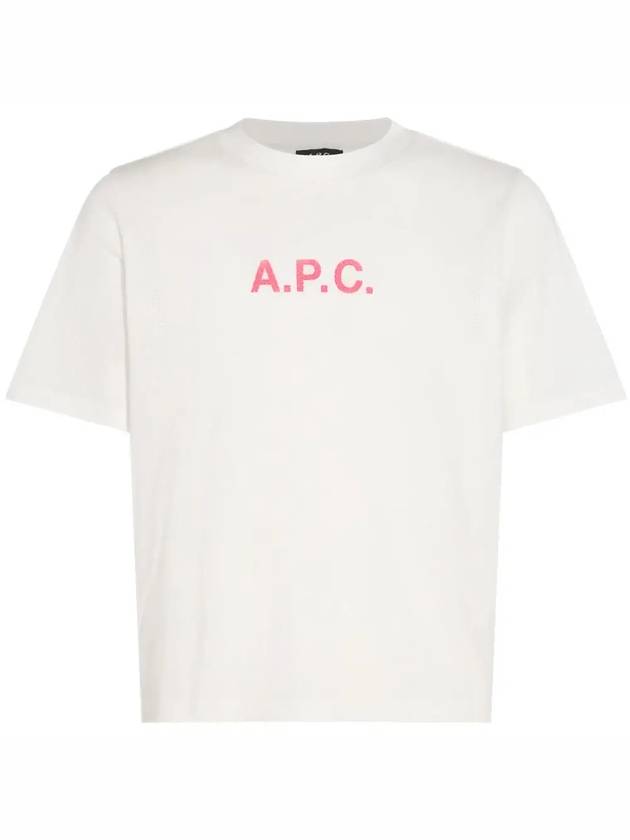 Mae Pique Mesh Short Sleeve T-Shirt White - A.P.C. - BALAAN 2