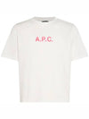 Mae Pique Mesh Short Sleeve T-Shirt White - A.P.C. - BALAAN 3