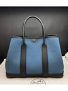 Garden Party 30 Silver Hardware Double Stamp Tote Bag Blue - HERMES - BALAAN 2