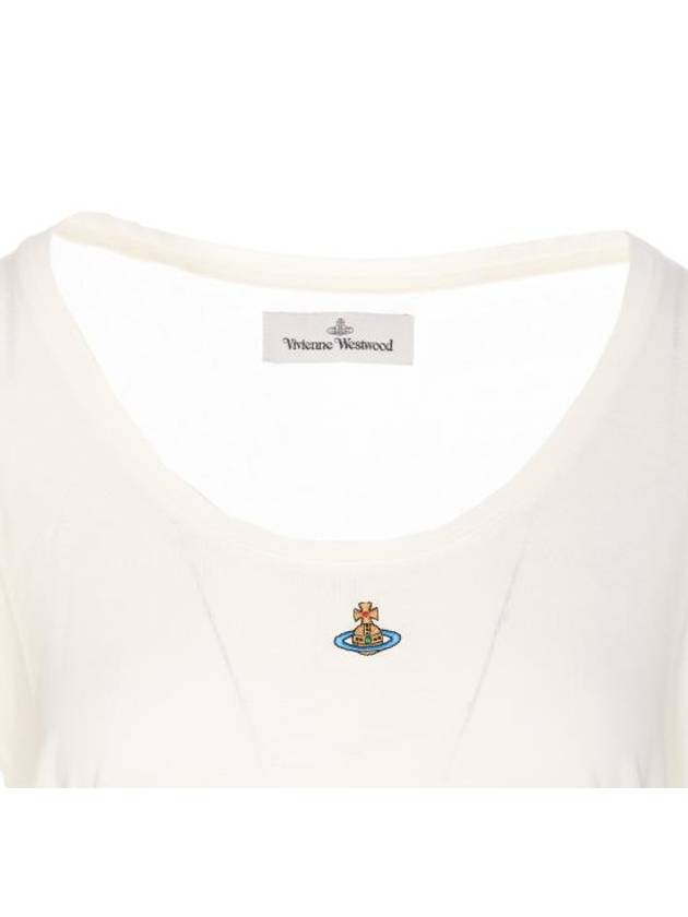 ORB Lollo Short Sleeve T-Shirt White - VIVIENNE WESTWOOD - BALAAN 5