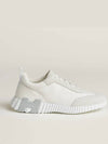 Bouncing Sneakers Mesh Suede Goatskin Blanc Blanc - HERMES - BALAAN 3