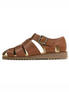 Pacific Buckle Gladiator Sandals Brown - PARABOOT - BALAAN 2