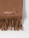 Canada logo patch fringed trim wool muffler - ACNE STUDIOS - BALAAN 2