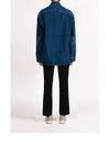 De Coeur Oversized Long Sleeve Shirt Blue - AMI - BALAAN 6