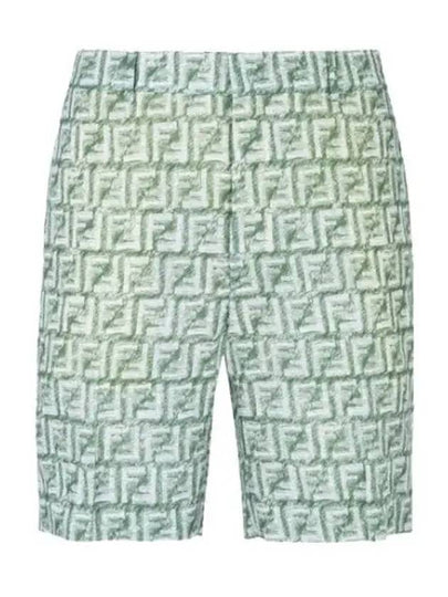 FF Print Shorts Green - FENDI - BALAAN 2