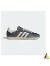 Samba OG Leather Low Top Sneakers Core Black - ADIDAS - BALAAN 2