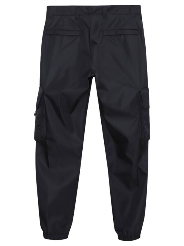 Re-Nylon Buckle Strap Pocket Track Pants Black - PRADA - BALAAN 3