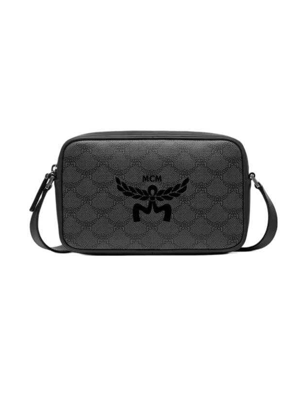 Himmel Lauretos Small Cross Bag Dark Grey - MCM - BALAAN 1