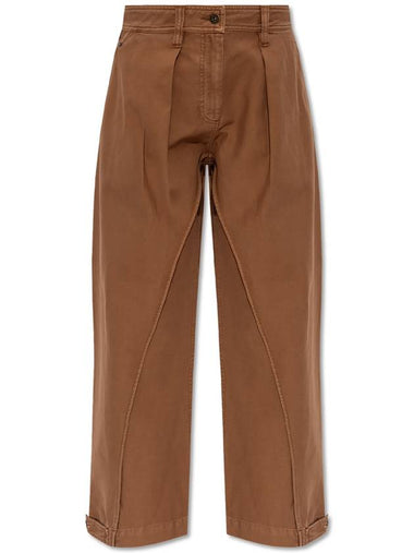 JW Anderson Loose Fit Trousers, Women's, Brown - JW ANDERSON - BALAAN 1