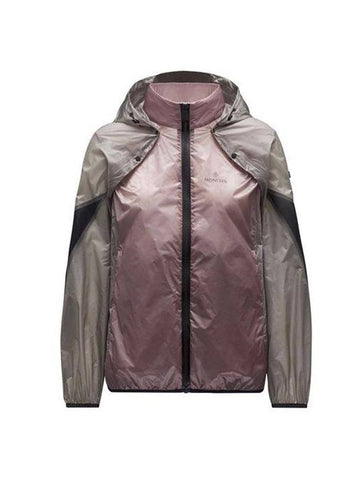 Mesquier Windbreaker Lilac Pink - MONCLER - BALAAN 1