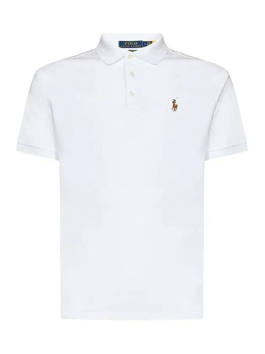 Embroidered Logo Pony Polo Shirt White - POLO RALPH LAUREN - BALAAN 2