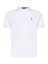 Embroidered Logo Pony Polo Shirt White - POLO RALPH LAUREN - BALAAN 3