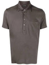 Pocket PK Shirt Gray - TOM FORD - BALAAN.