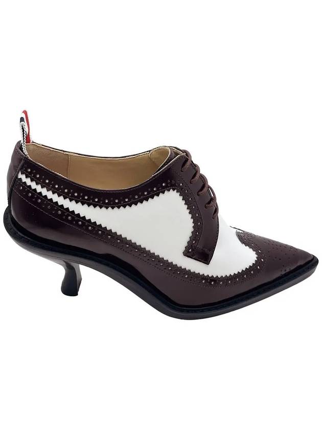 Soft Spazzolato Curved Heel Loafers Brown - THOM BROWNE - BALAAN 4