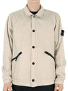 Men's Garment Dyed Crinkle Reps Nylon Shirt Jacket Dove Grey - STONE ISLAND - BALAAN 2