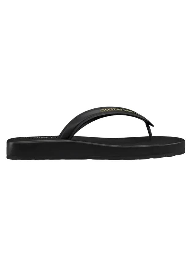 Sea Thong Sandals Black - DIOR - BALAAN 1