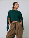 Cape Sweatshirt Deep Green - ATHPLATFORM - BALAAN 1