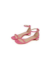 Pearl decorated strap flat sandals SD314SMO SMOOTH CALF HOT - STUART WEITZMAN - BALAAN 2