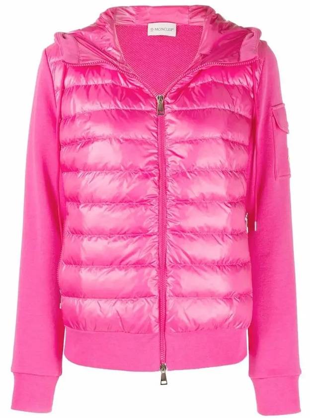 Women's logo mix knit padded jacket 8G000 28 809DH 546 - MONCLER - BALAAN 2